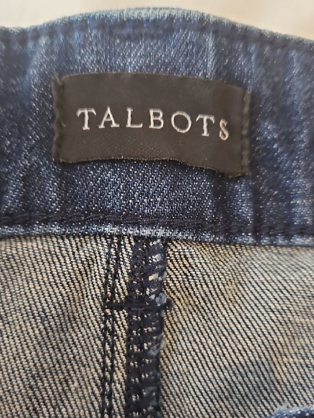 Dark Blue Wide-Leg Women’s Jeans By Talbots - Picture 5 of 7